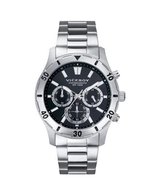 RELOJ VICEROY 401135-57 de hombre Heat de acero con cronógrafo 43MM