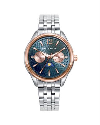 RELOJ VICEROY 401236-35 caja bicolor acero e Ip rosa 5 atm y brazalete de acero 36MM