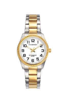 RELOJ VICEROY 40860-24 MUJER CON BRAZALETE DE ACERO IP DORADO 30MM