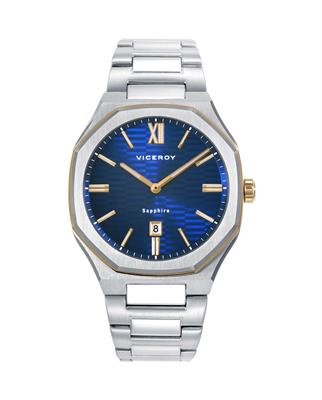 RELOJ VICEROY 45009-33 HOMBRE COLECCIÓN LAURA ESCANES CAJA Y BRAZALETE DE ACERO CRISTAL ZAFIRO 41MM