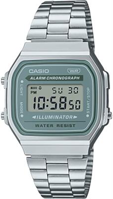 RELOJ CASIO A168WA-3AYES VINTAGE PLATEADO 
