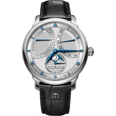 RELOJ MAURICE LACROIX MP6608-SS001-110-1 MANUFACTURA Masterpiece Moonphase Retrograde 43 mm
